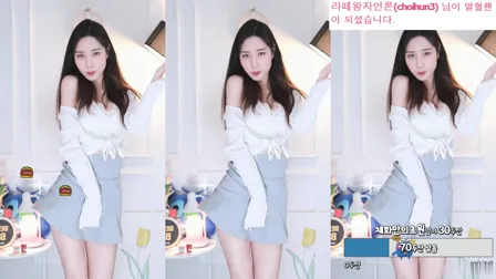 AfreecaTV主播彩婉BJ채화2021年1月17日直播视频舞蹈剪辑181713